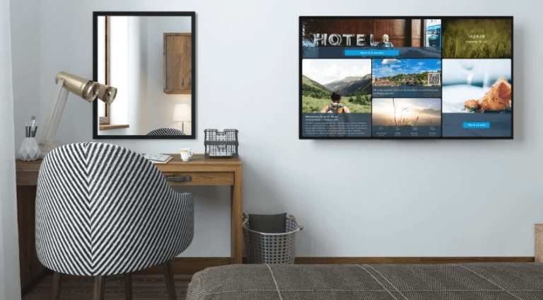 Infokanal von Gastfreund im Hotelzimmer