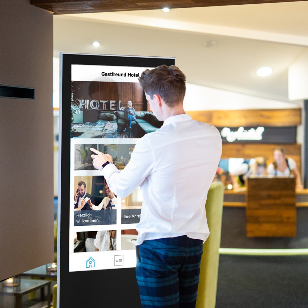 Digitale Infopoints im Hotel - Gastfreund-GmbH
